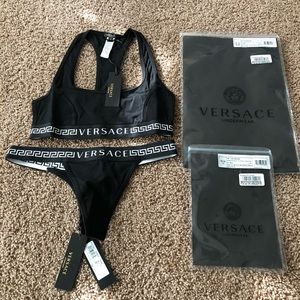 Versace Women’s Sports Bra and Matching Underwear